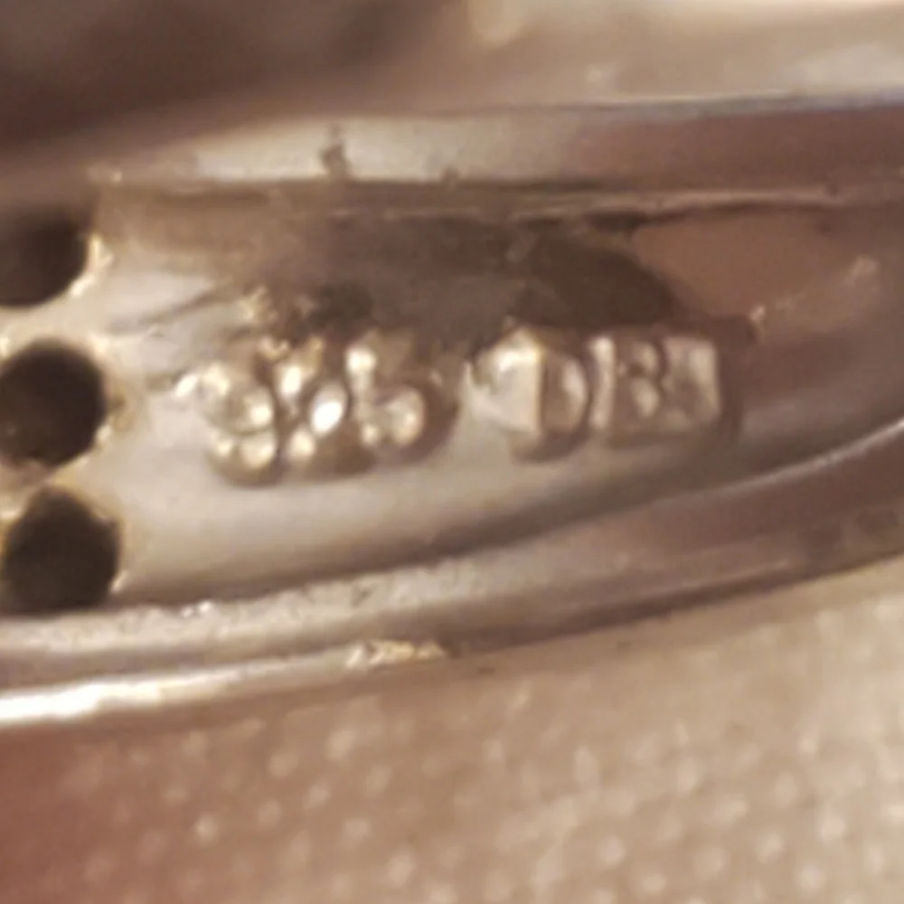 Sterling silver buckle ring